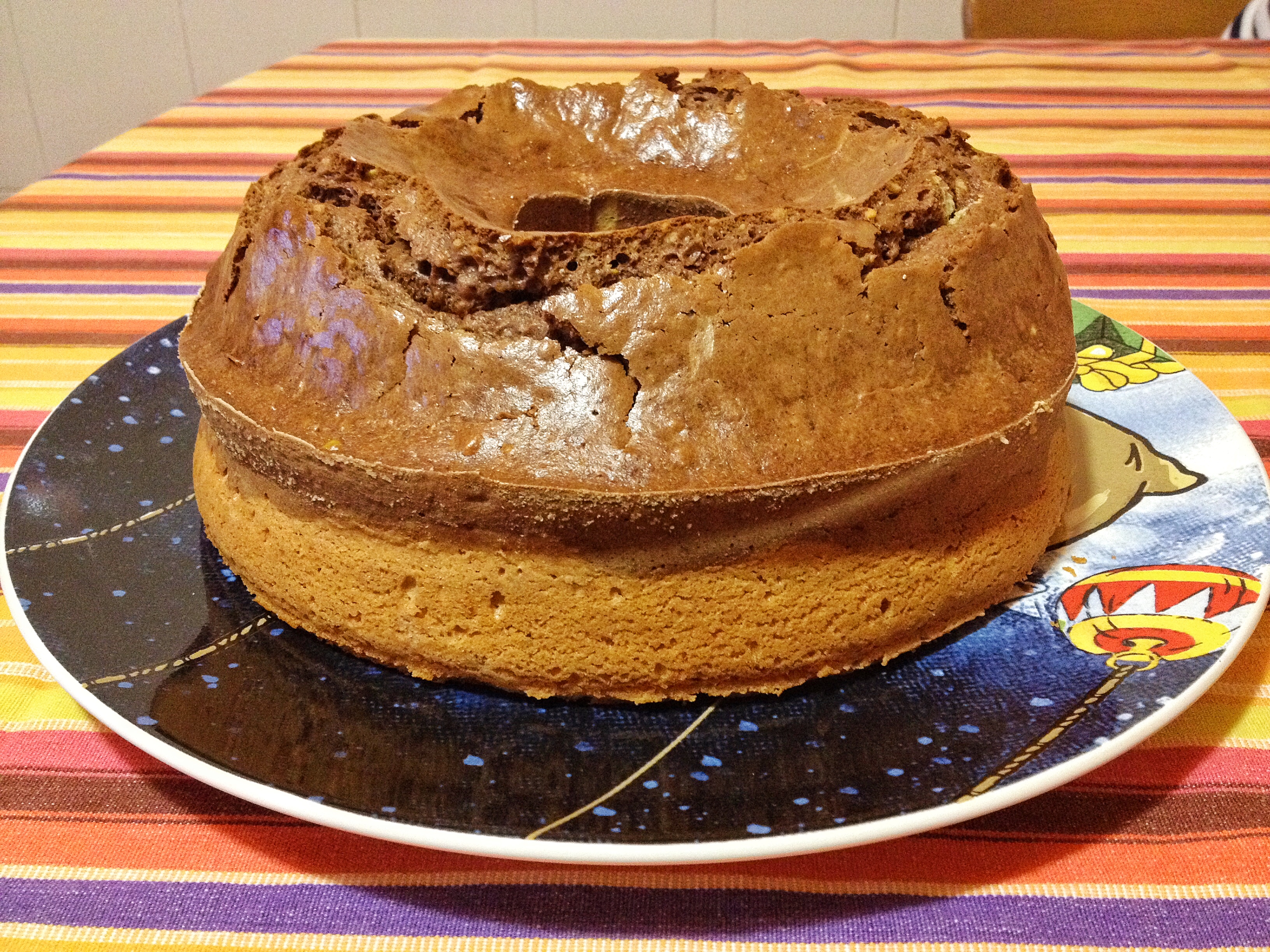 Ciambella pistacchi e cacao