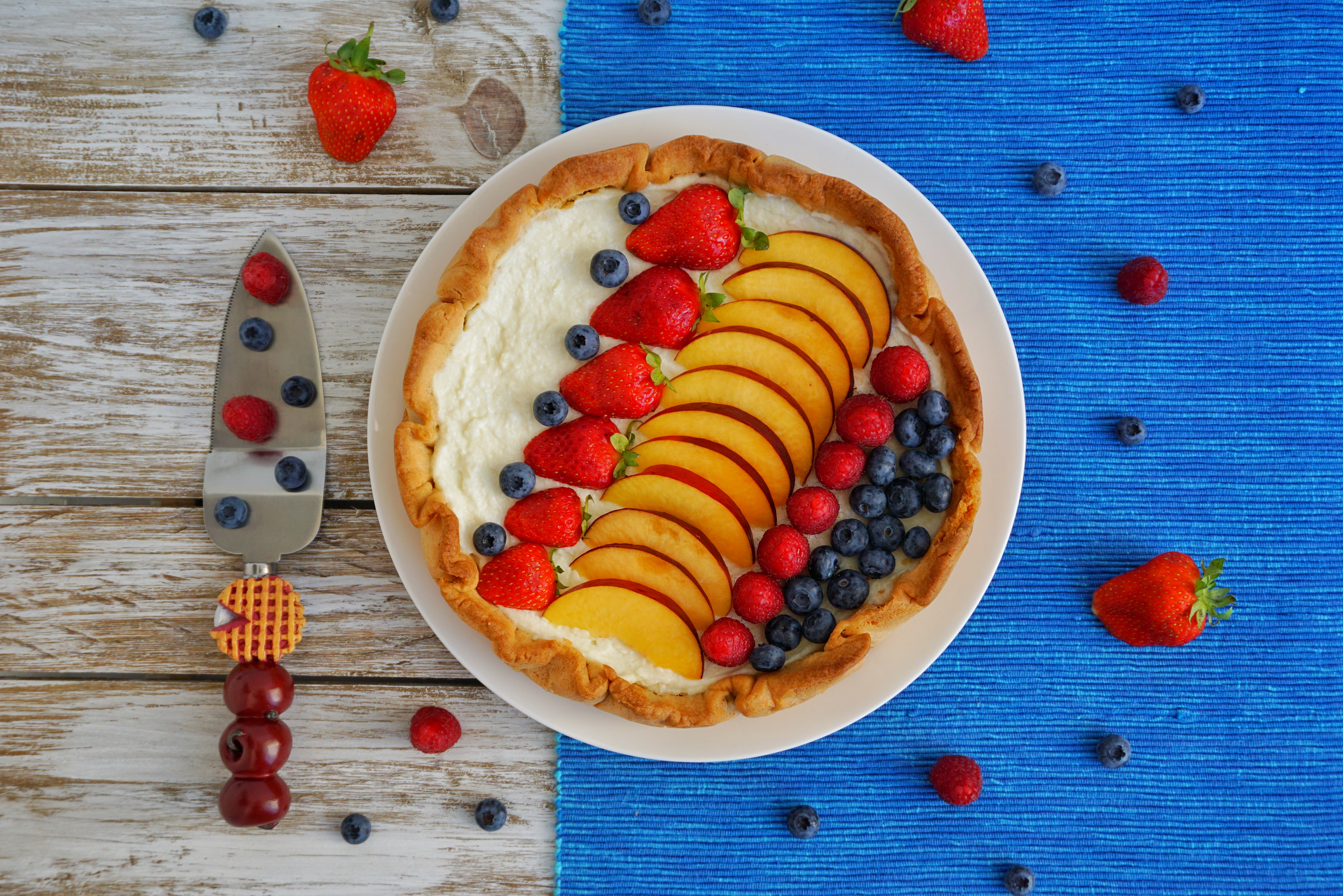 Cheesecake in cestino di pastafrolla