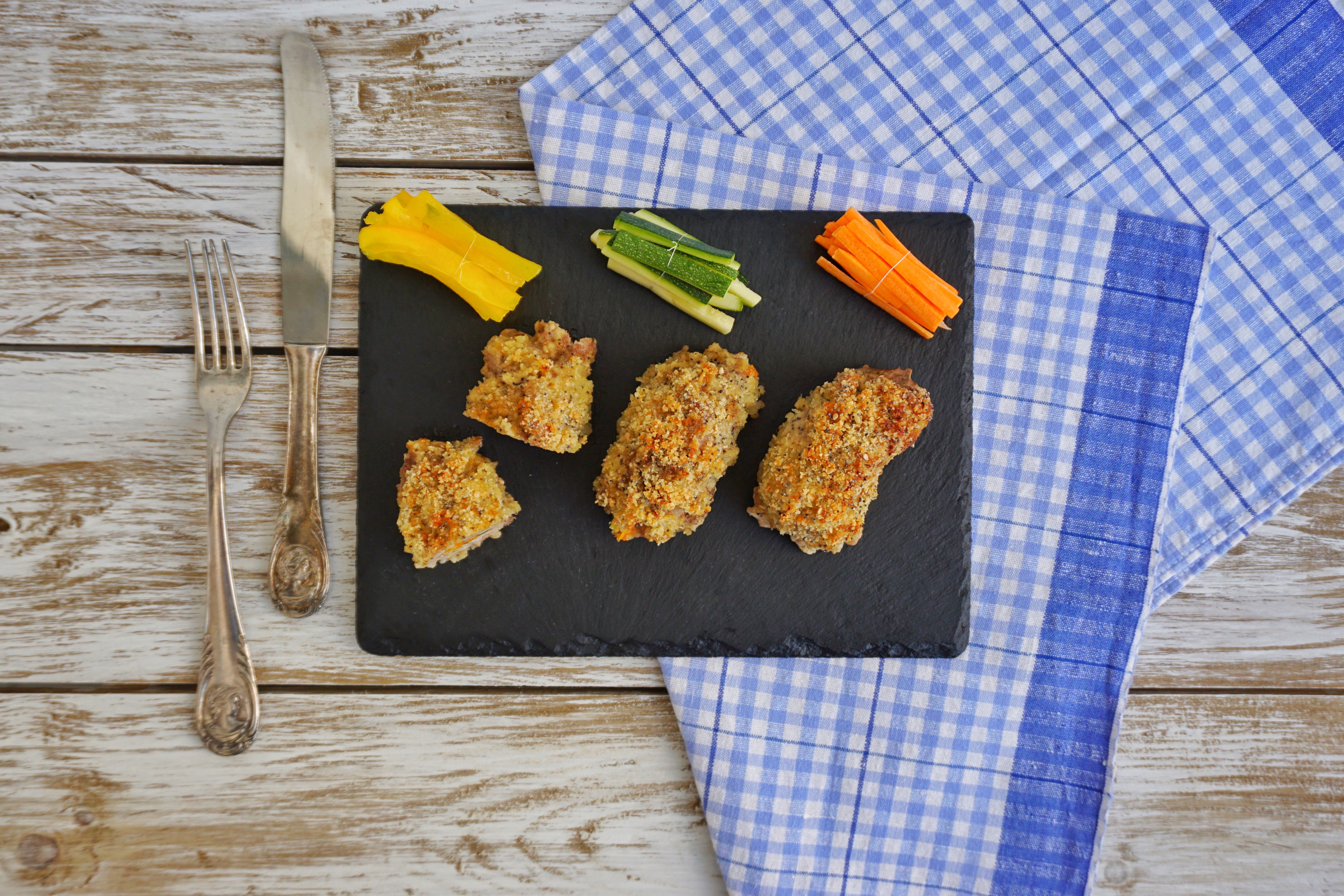 Involtini con verdure croccanti