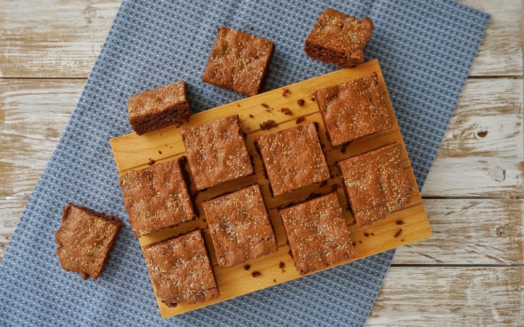 Brownie cioccolato fondente e cocco