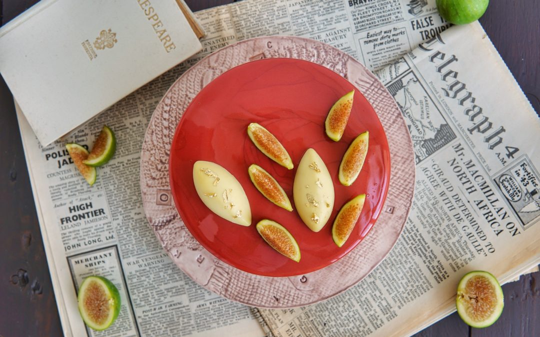 Mousse Mariella con cremoso ai fichi e frangipane